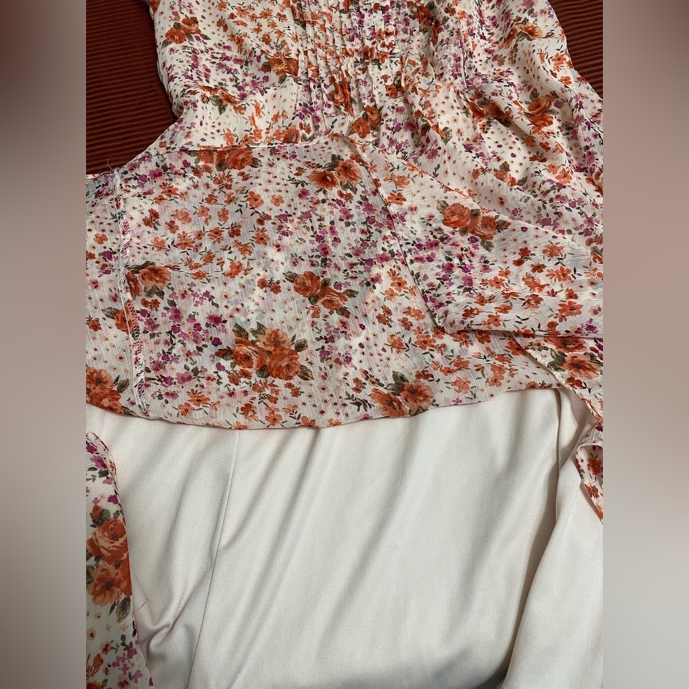 MSK Floral Print Women's Dress size 16 - Picture 5 of 8